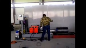 Установка для автоматической сварки корневого шва обечайки