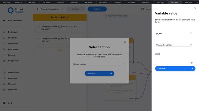 Smart Sender - Google Calendar verification demo смотреть онлайн