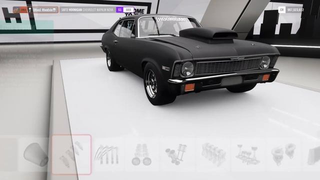 Forza Horizon 4 | 1972 Hoonigan Chevrolet Napalm Nova (Drag Tune and Build) смотреть онлайн