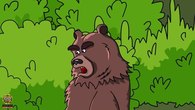 Анекдоты про зверей, как Заяц и Медведь в лесу дежурили. Мультанекдот смотреть онлайн