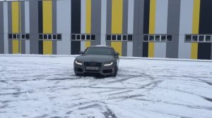снежный дрифт на ауди a5