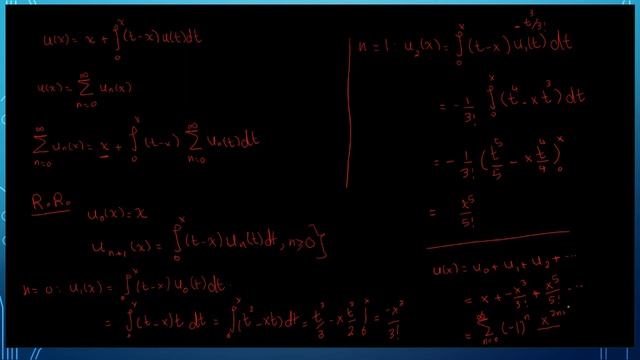 Integral equation 2-Adomian Decomposition Method ADM смотреть онлайн
