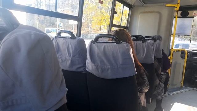 Поездка на ГАЗкль Next по 11 маршруту от Медицинского Колледжа No1 до Санатория "Кавказ" смотреть онлайн