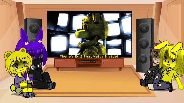 // FNIA 1 реагируют на клип It's Me //