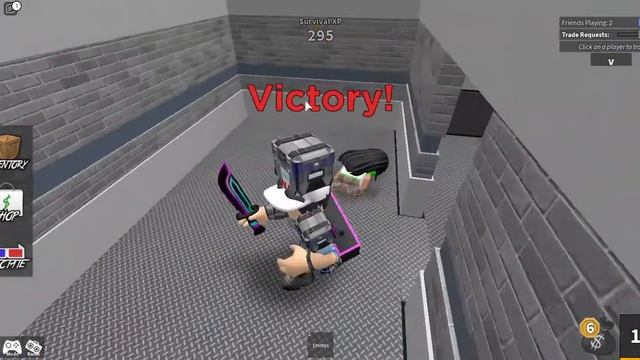 Играем в троем в Murder Mystery 2 роблокс (Murder Mystery 2) смотреть онлайн