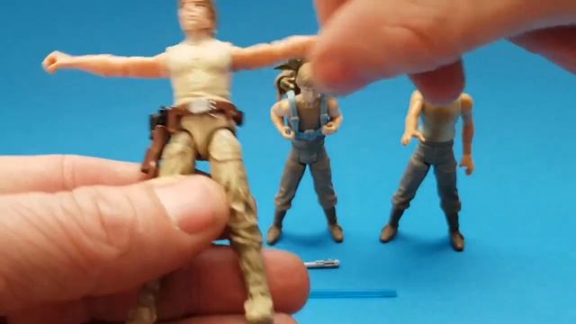 Luke Skywalker Vintage Collection 3 Pack Cave of Evil Dagobah Training Custom Action Figure смотреть онлайн