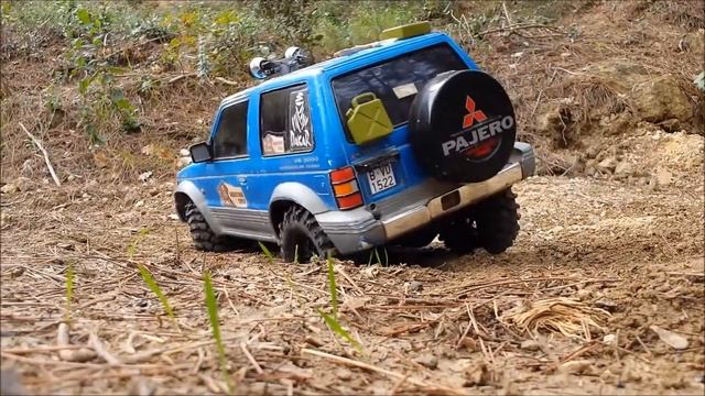 Mitsubishi Pajero RC tamiya CC-01 смотреть онлайн