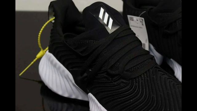 Adidas AlphaBounce Instinct Black White Authentic смотреть онлайн