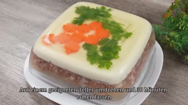 Красивый Холодец! Рецепт подробно в описании смотреть онлайн