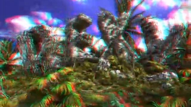 3D Anaglyph Mini Movie ( small dinosaurs ) смотреть онлайн