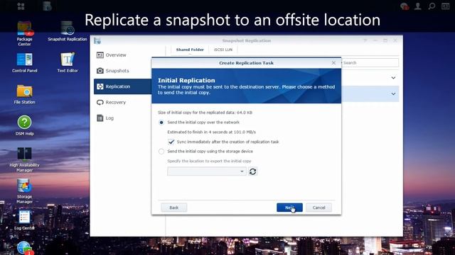 Synology - Snapshot Replication