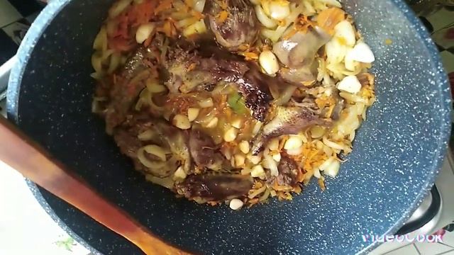 Плов с уткой и овощами смотреть онлайн