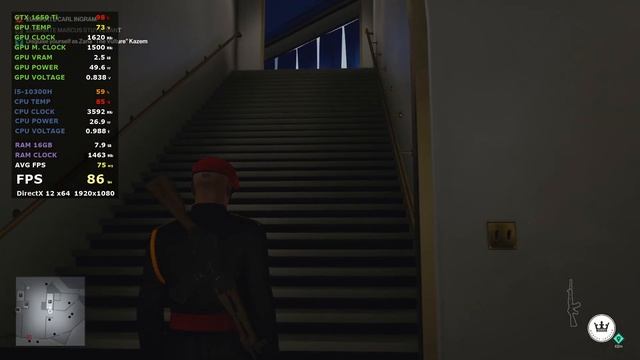 Hitman 3 Gameplay Benchmarks Acer Nitro 5 1650 Ti смотреть онлайн