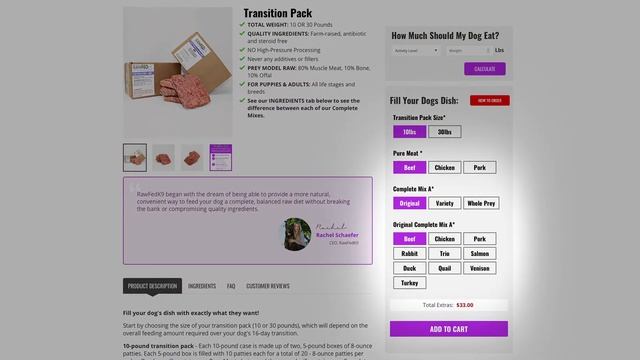 Transition to Affordable Raw Dog Food - Transition Raw Dog Food Pack - RawfedK9 смотреть онлайн