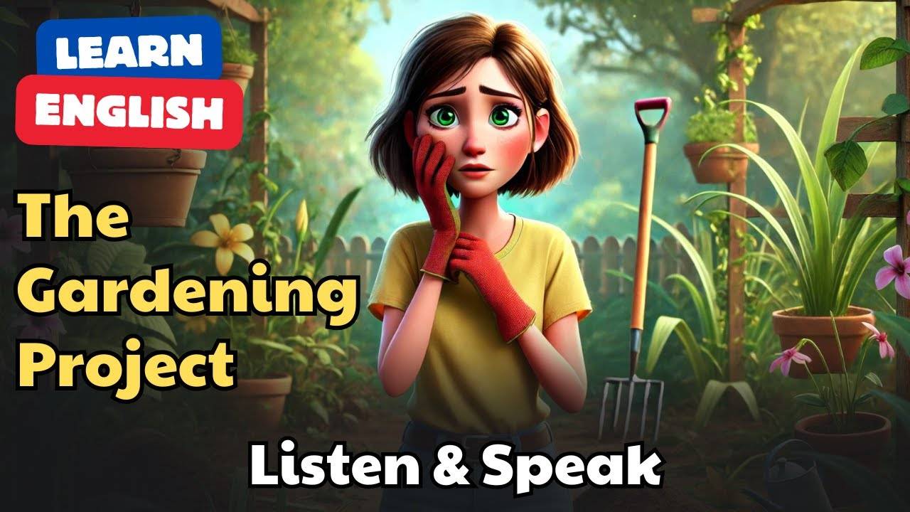 The Gardening Project | Improve Your English | English Listening Skills - English Speaking Practice смотреть онлайн