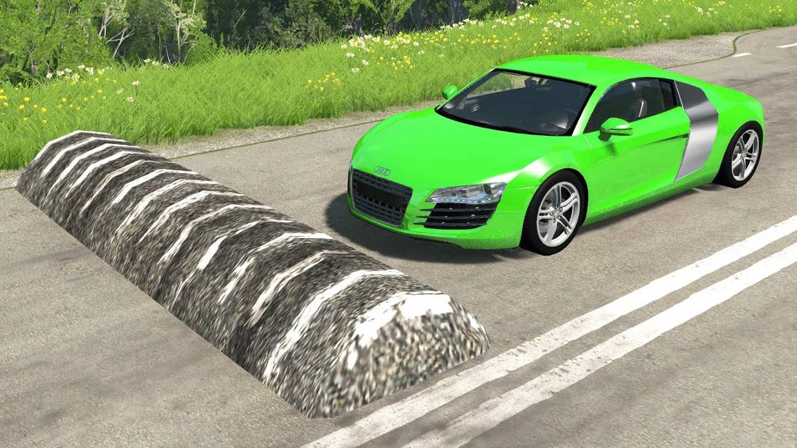 Автомобили против лежачего полицейского #1 | BeamNG.Drive |#beamng #crashtest #crash смотреть онлайн