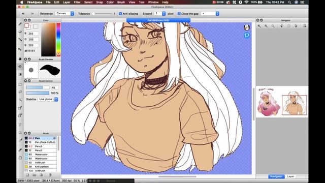 [Speedpaint] Drawing with my non-dominant hand! смотреть онлайн