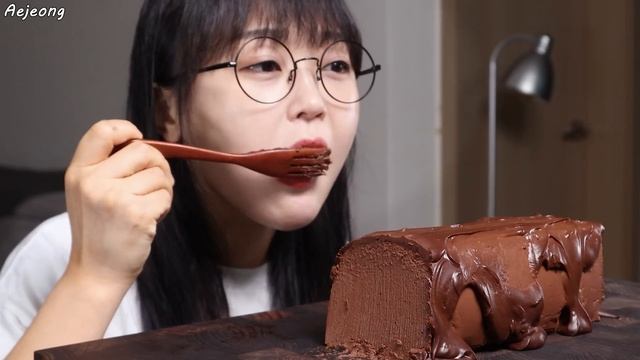 너무 달다..😵초코푸딩 먹방🍫CHOCOLATE PUDDING MUKBANG ASMR