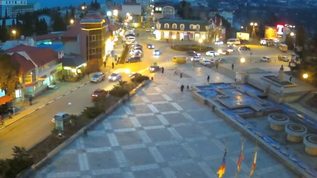 Вебкамера "Площадь Советская". Запись 26.01.2018 18:00:04 смотреть онлайн