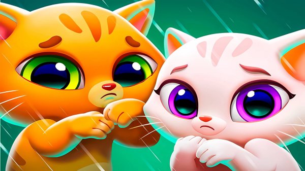 Суровый КОТИК БУБУ и МИМИ #1. Знакомство. Игра Bubbu & Mimmi World на Игрули TV