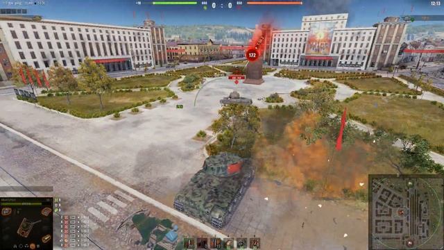 Т-50-2 на фугасах против КВ-1, тренировочный бой смотреть онлайн