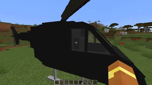 Полноценный работающий вертолёт в Minecraft без модов! Майнкрафт 1.9 смотреть онлайн