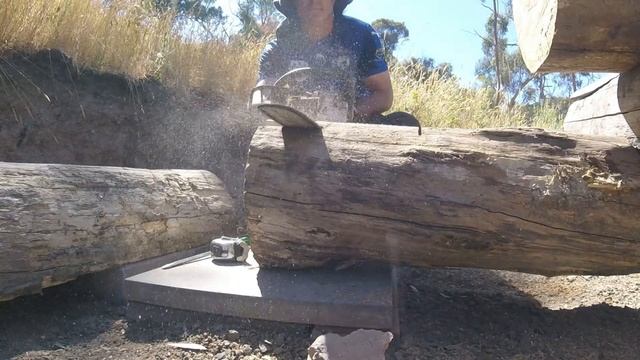 Building a Garden Table from Logs - Part 2 - 2022 #01 смотреть онлайн