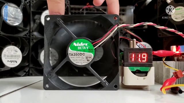Nidec Beta V Fan TA350DC L34880-58 12V 0.27A 3000rpm 9225 made in Vietnam high speed server fan смотреть онлайн
