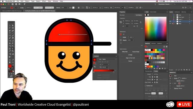 Getting Started in Illustrator: Using Colors and Gradients | Adobe Creative Cloud смотреть онлайн