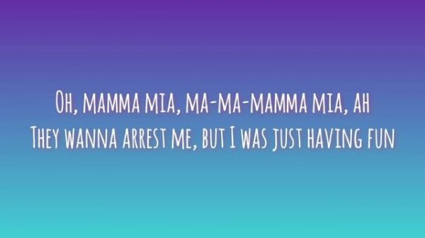 Maneskin- MAMMAMIA (lyrics)