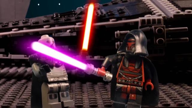 LEGO STAR WARS Malgus vs Revan epic Lightsaber duel смотреть онлайн