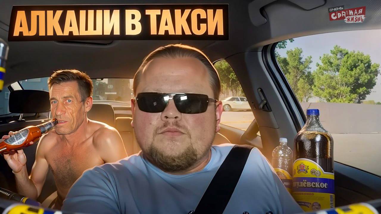 Алкаши и Пьяное Быдло в Такси. До чего доводит алкоголь. Таксисты в ШОКЕ! Неадекватные пассажиры. смотреть онлайн