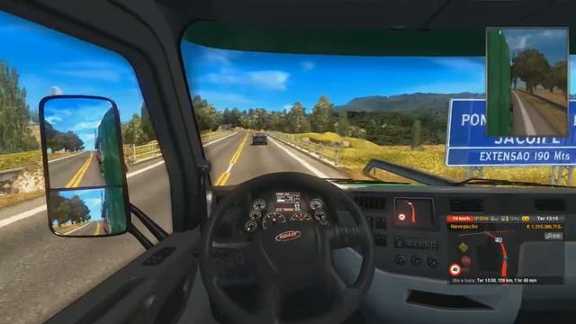 Euro Truck Simulator 2 #137 - Pack de caminhoes do ATS - MAPA EAA - Milagres a Cruz das almas смотреть онлайн