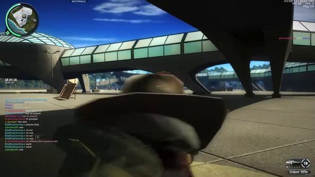 Just Cause 2 Multiplayer: War on the airport! смотреть онлайн