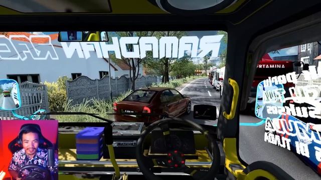 PERJALANAN TRUK WAHYU ABADI 02 OLENG  TASIK -CIAMIS - ETS2