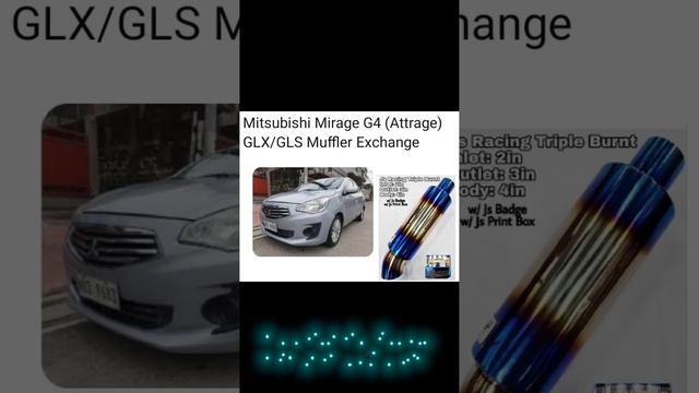 GT Racing Movie: Mitsubishi Mirage G4 (Attrage) GLX/GLS Muffler Exchange смотреть онлайн