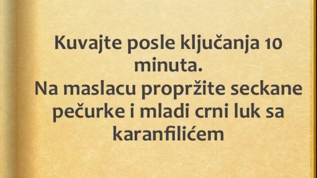 Pijani petao Recept смотреть онлайн