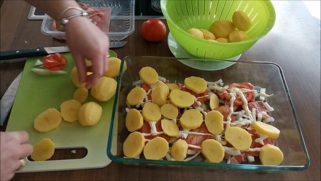 🥔🥩🍅 Kartoffeln Mit Fleisch - Sehr Lecker Und Einfach - Картошка с Мясом - быстро и вкусно