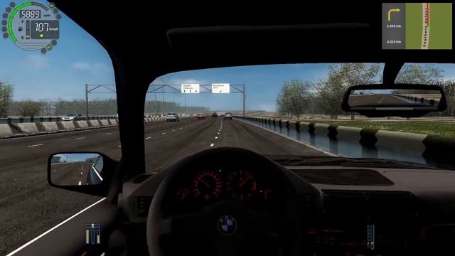 BMW 735 UBER DRIVER/City car driving смотреть онлайн