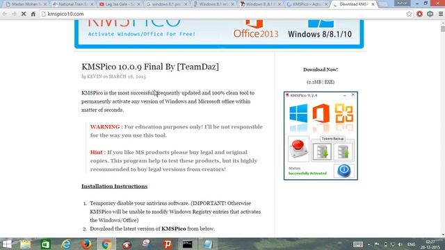 How to activate windows 8.1 any version activation permanent 100% working смотреть онлайн