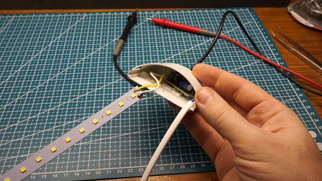 Ремонт светодиодного светильника 220в. Repair of LED lamp 220v смотреть онлайн