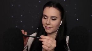 АСМР _ Кисточки с ушка на ушко  Для твоего расслабления и сна ASMR _ Brushing for your sleep