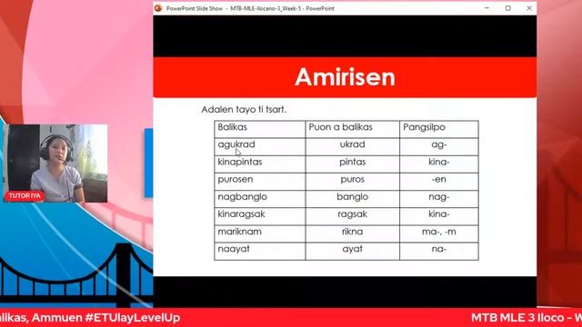 MTB MLE 3 Ilocano - Wednesday Q1 Week 6 #ETUlayLevelUp смотреть онлайн