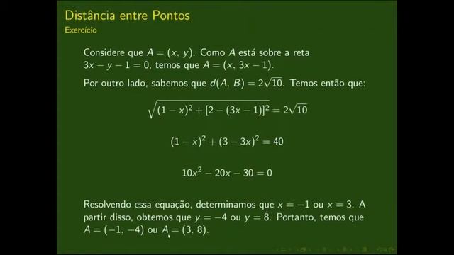 18 Geometria Analtica Distncia Entre Pontos смотреть онлайн