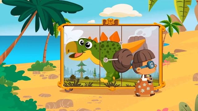 NEW! 🦕 💖 Kangu draws a dinosaur to get his lost ball back! | Superzoo смотреть онлайн
