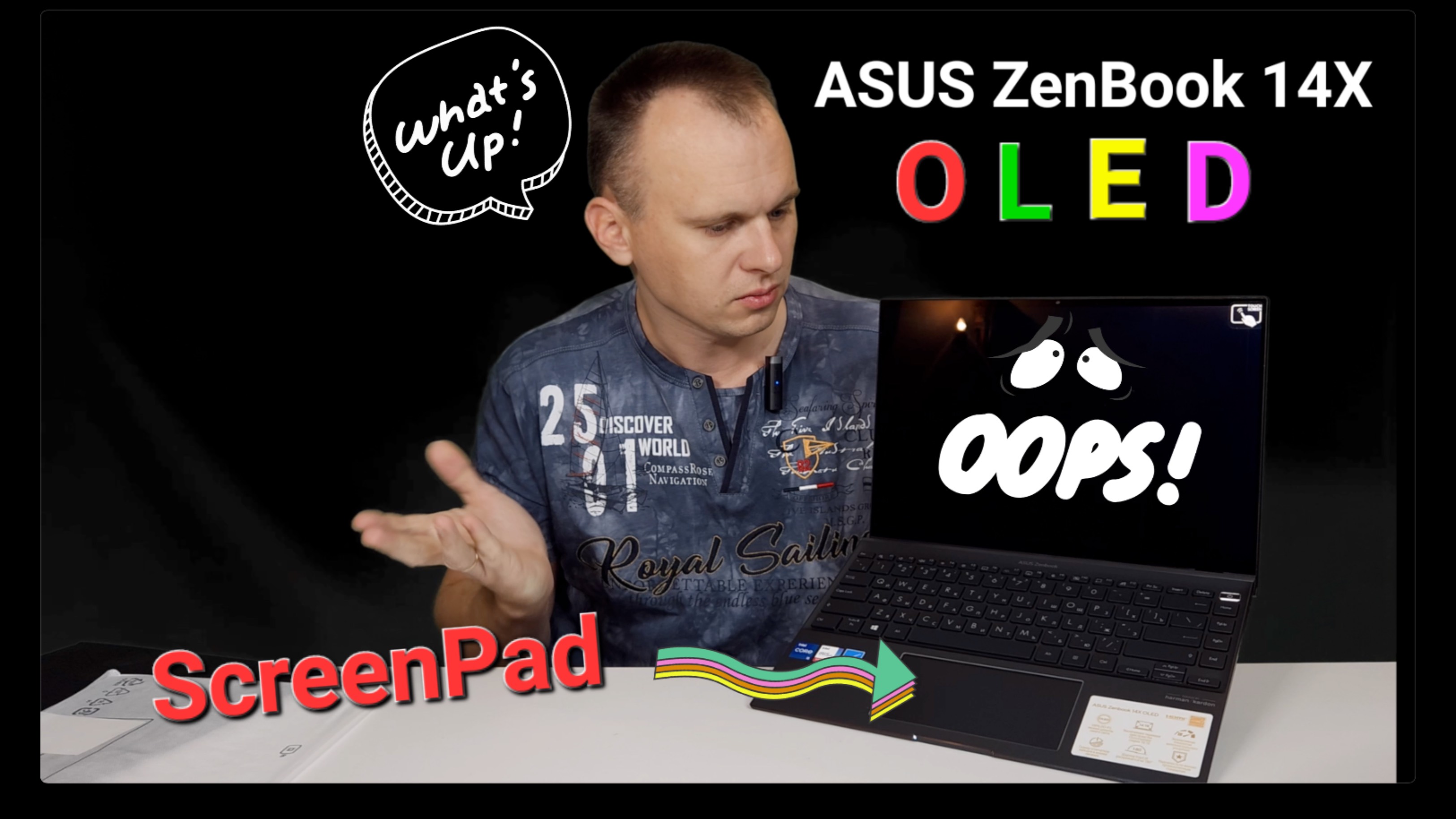 Распаковка Asus ZenBOOK 14X OLED со ScreenPad смотреть онлайн