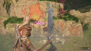 God of War Рагнарёк 67 Руины на скале.