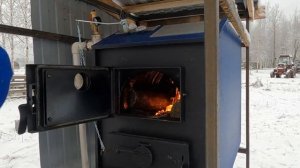 НОВЫЙ ТРАКТОР. УСТАНОВИЛ ДРОВЯНОЙ КОТЁЛ. БУДНИ НА ХУТОРЕ