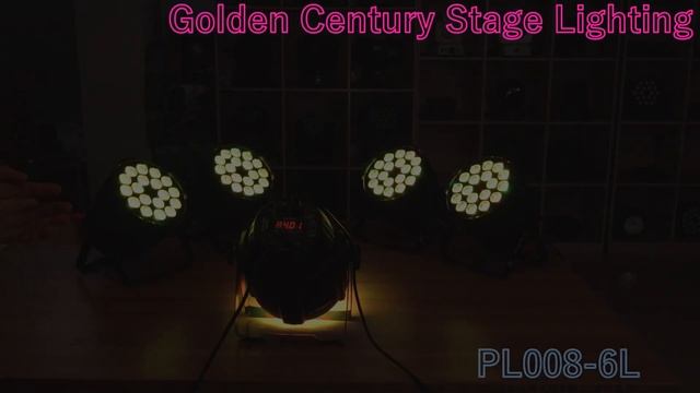 Unpacking 18pcs LED Par Light 18*10W RGBWA+UV 6 in 1 LED Par Light смотреть онлайн