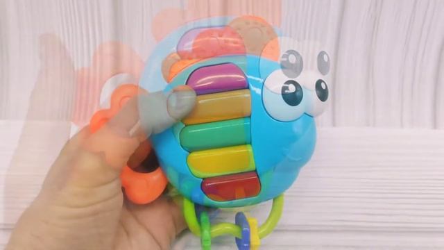 Музыкальная погремушка "Рыбка" MOMMY LOVE 0698 смотреть онлайн